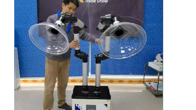 執(zhí)信環(huán)保車間除塵器設(shè)備吸塵器,除塵器小型,凈化企業(yè)車間煙塵污染！